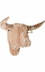 Tyr i ask Vægdekoration